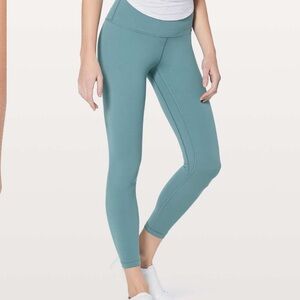 Lululemon Align Pant - Mystic Green - 25” - Size 4